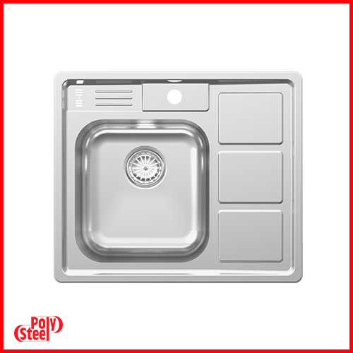 سینک توکار کد 114 مدل پرشین سایز 50*60 پلی استیل
